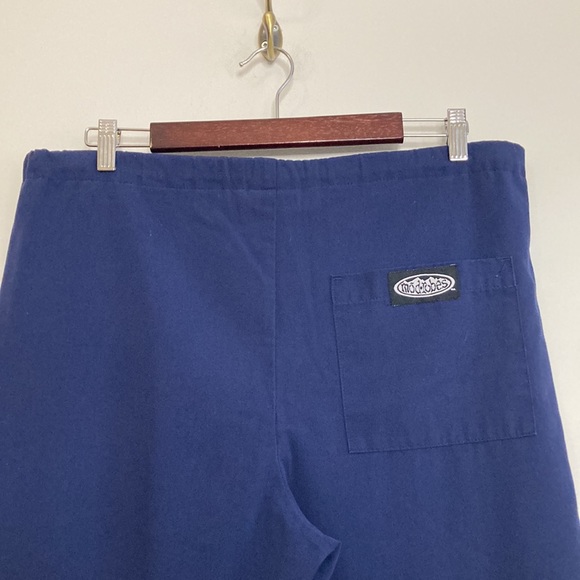 Vintage Modrobes Pants Mens Small Blue Straight Leg Track Scrubs Loungewear - Picture 7 of 13